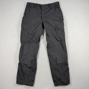 Tru-Spec Mens Tactical Cargo Pants Black Ripstop Medium Regular 8415-01-519-8429
